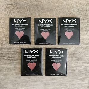 Lot of 5 NYX Hot Singles Eye Shadow Refills - HSS68 Flustered Nerveux Red NEW